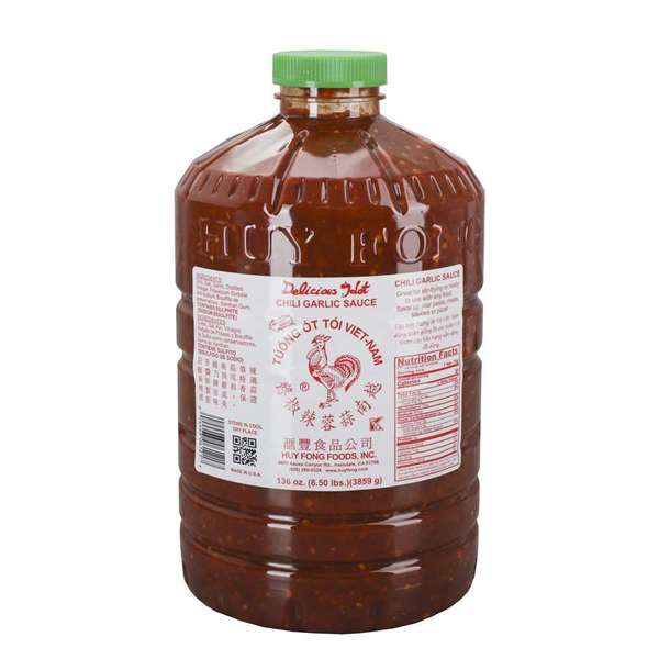 Huy Fong Chili Garlic Sauce 1 gal., PK3 HFCGO1